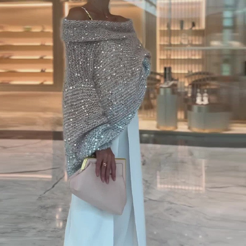 Pull Chaud Femme en Maille Tendance – Edition Noël & Fêtes d’Hiver