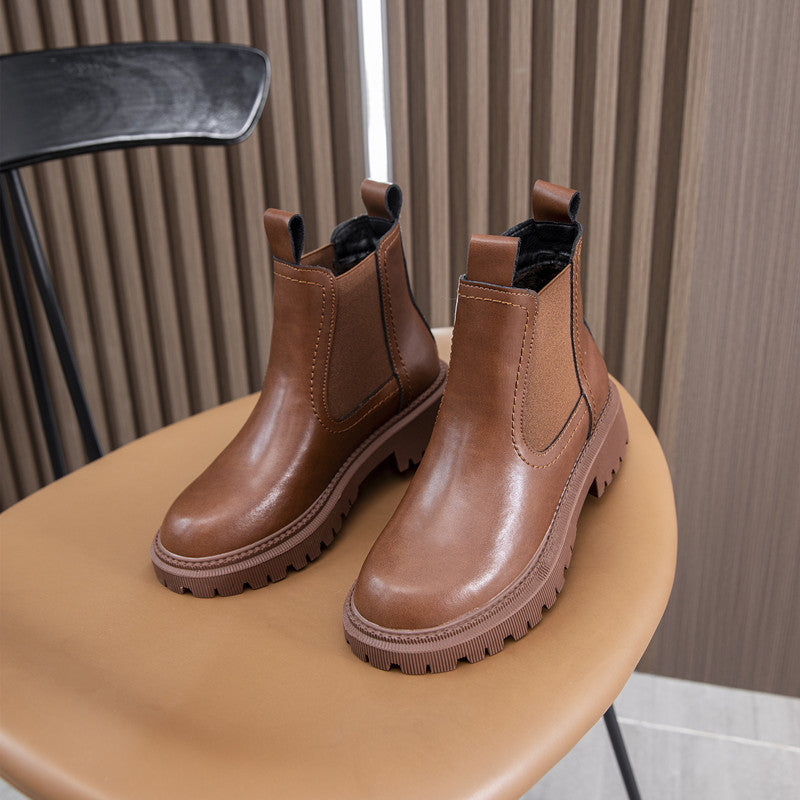 Chelsea boots femme cuir véritable — classiques et chic