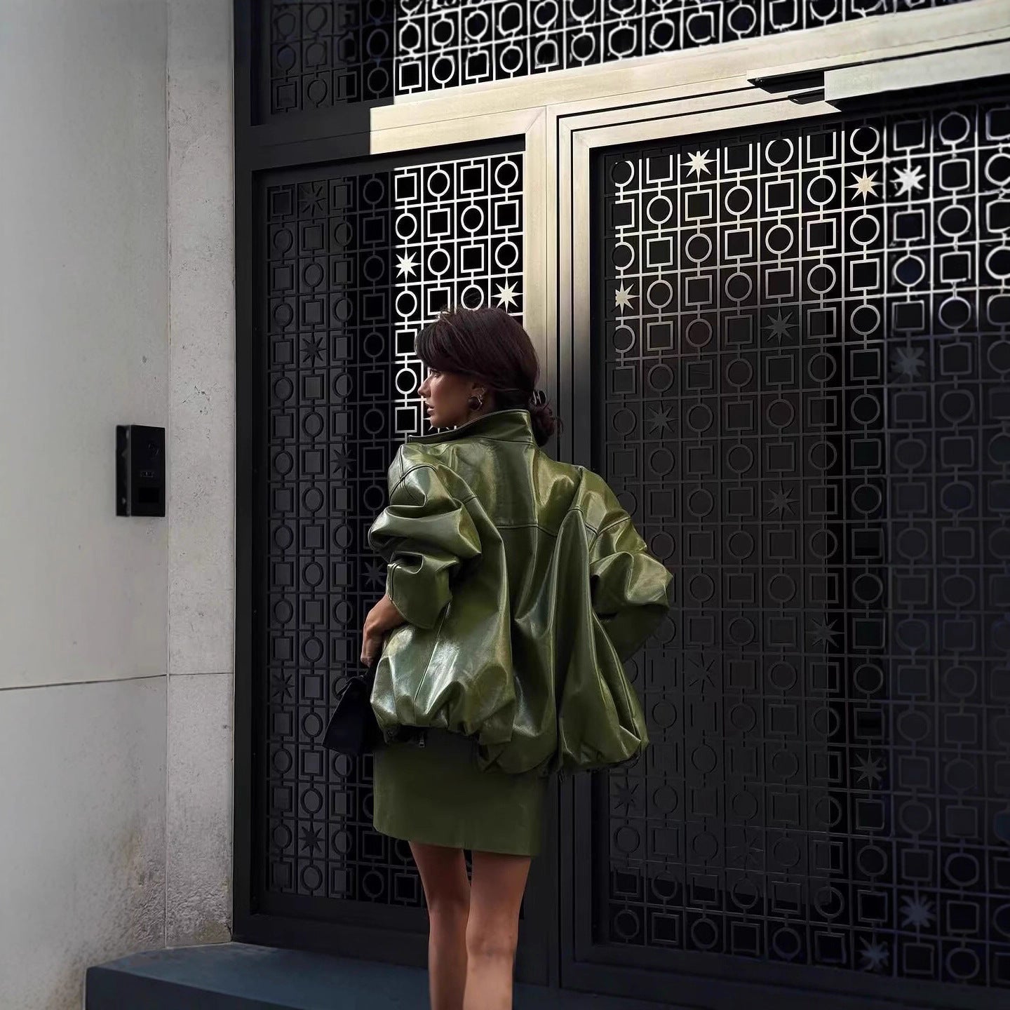 Robe Bustier Effet Cuir