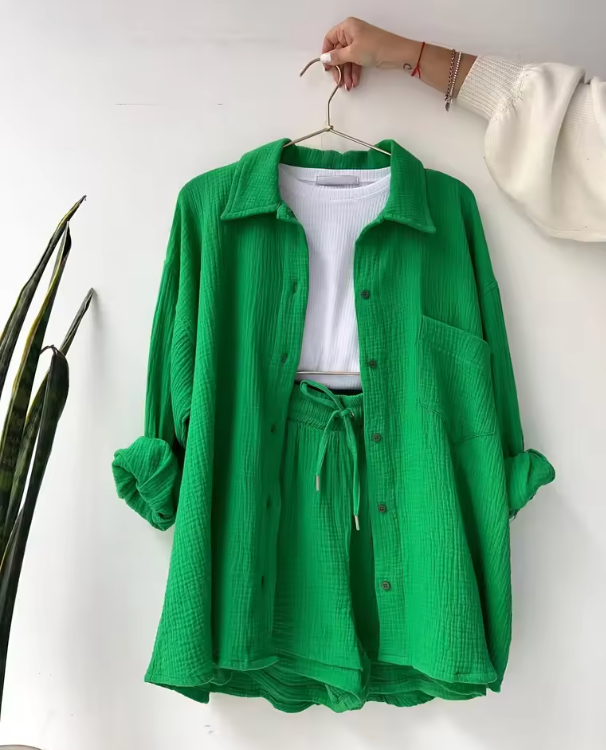 Éclat d'Été – Ensemble en Coton