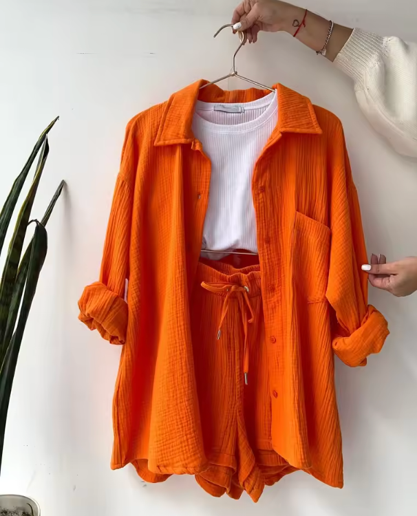 Éclat d'Été – Ensemble en Coton