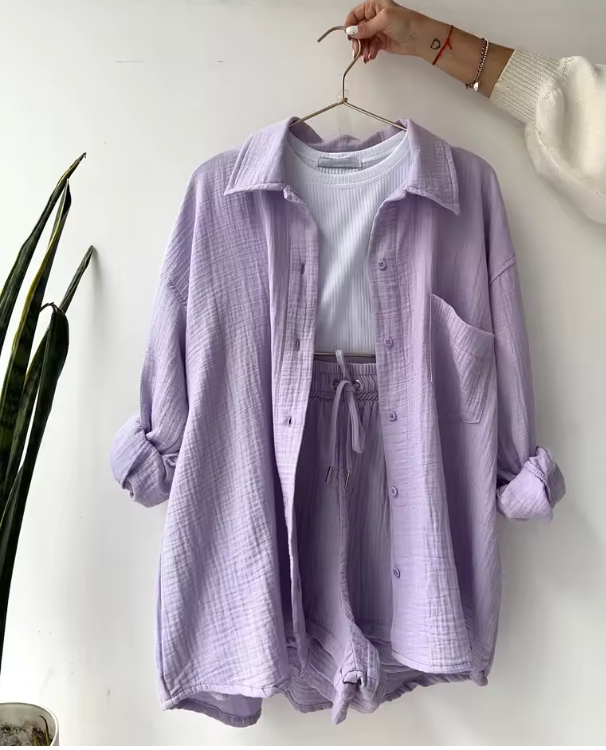 Éclat d'Été – Ensemble en Coton