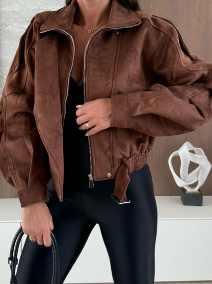 Veste Suédine Femme