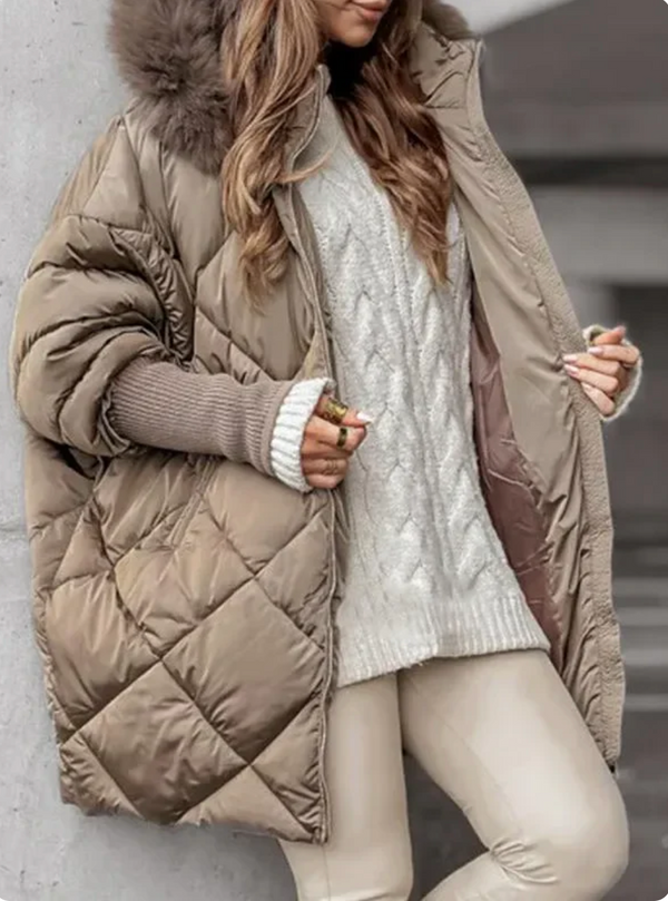 Manteau Matelassé Oversize Chic