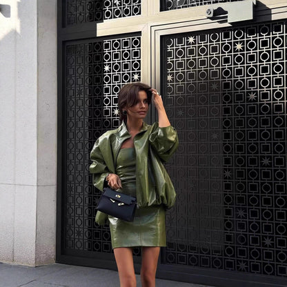 Robe Bustier Effet Cuir