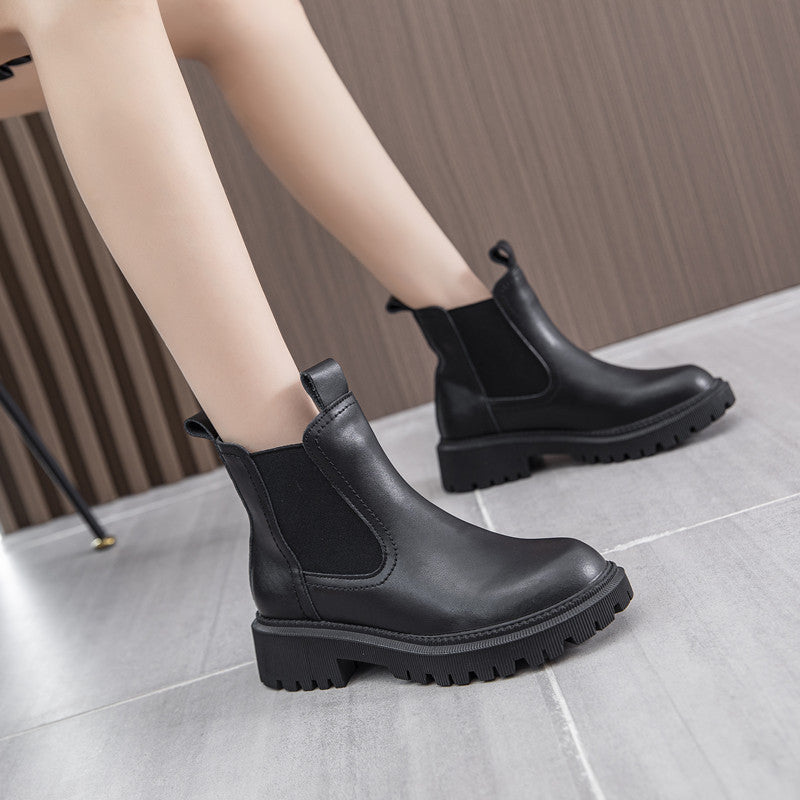 Chelsea boots femme cuir véritable — classiques et chic