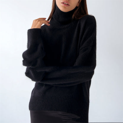 Pull Col Roulé Femme